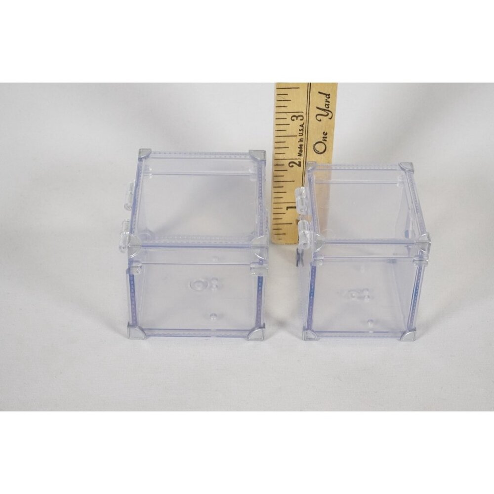 Clear Stackable Doll Accessory Storage Trunks - Transparent - Picture 3 of 6